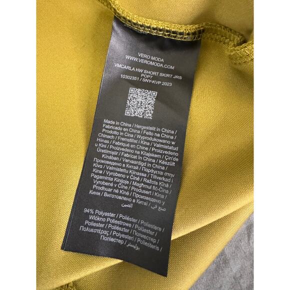 NEW VERO MODA Carla High Waist Short Skirt Size L - Picture 4 of 5